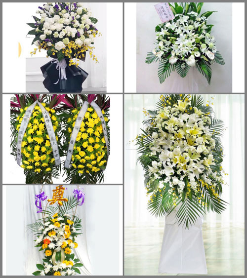 福建宁德屏南县棠口乡白事花篮预定